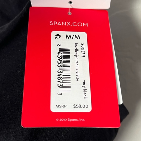 Spanx wireless bra black NWT medium - Picture 9 of 13